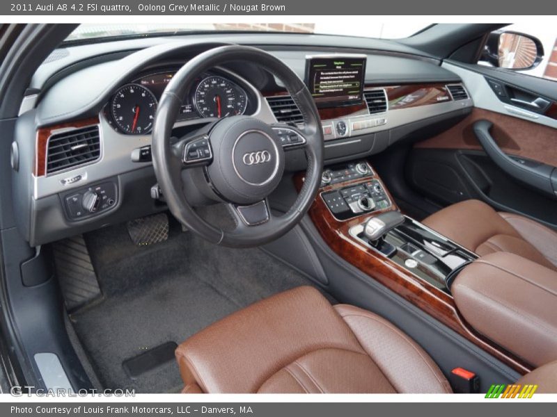 Oolong Grey Metallic / Nougat Brown 2011 Audi A8 4.2 FSI quattro
