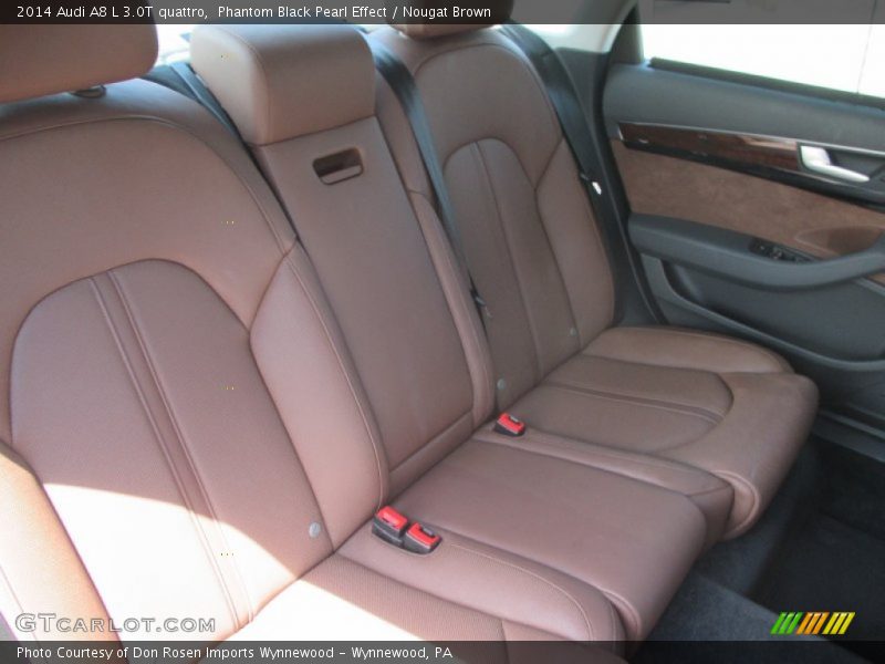 Phantom Black Pearl Effect / Nougat Brown 2014 Audi A8 L 3.0T quattro