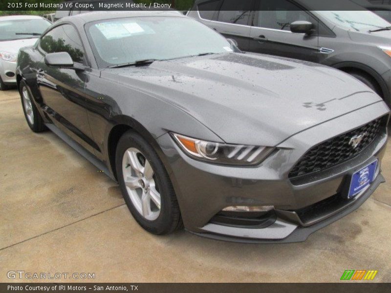 Magnetic Metallic / Ebony 2015 Ford Mustang V6 Coupe