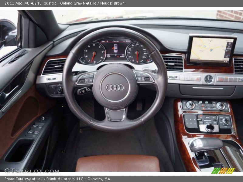 Oolong Grey Metallic / Nougat Brown 2011 Audi A8 4.2 FSI quattro