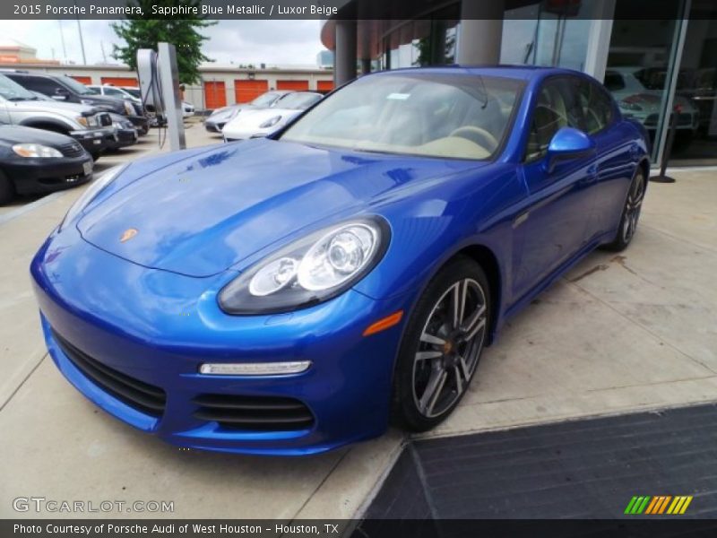 Front 3/4 View of 2015 Panamera 