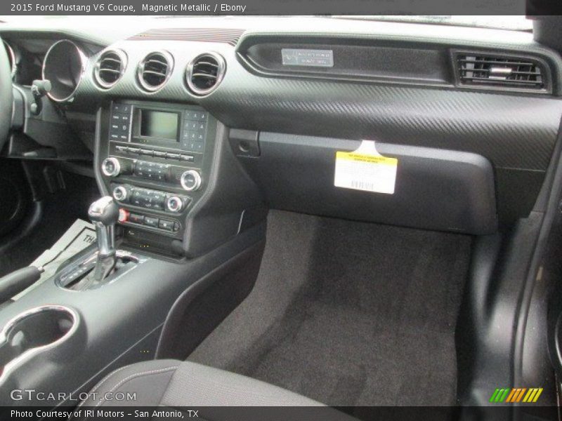 Magnetic Metallic / Ebony 2015 Ford Mustang V6 Coupe