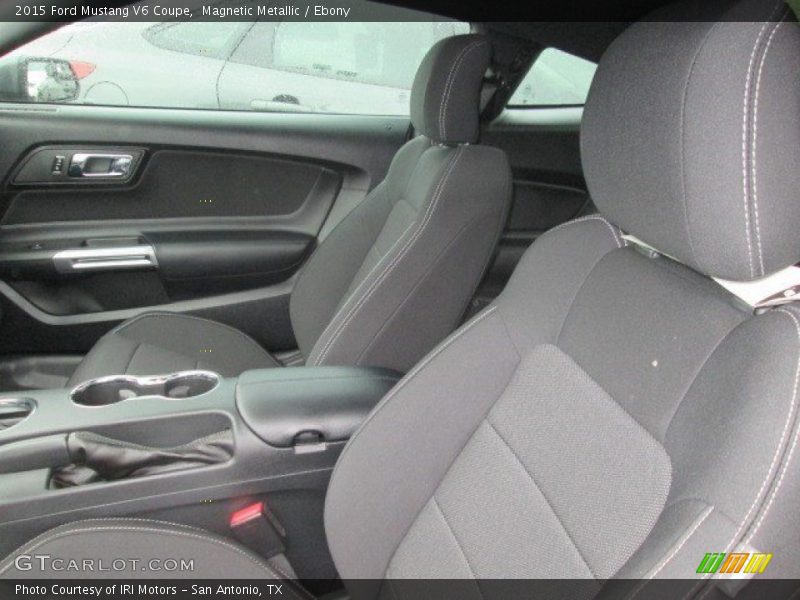 Magnetic Metallic / Ebony 2015 Ford Mustang V6 Coupe