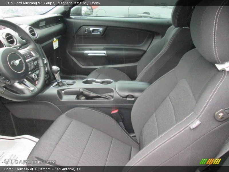 Magnetic Metallic / Ebony 2015 Ford Mustang V6 Coupe