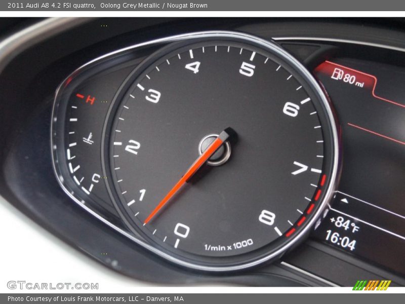 Oolong Grey Metallic / Nougat Brown 2011 Audi A8 4.2 FSI quattro