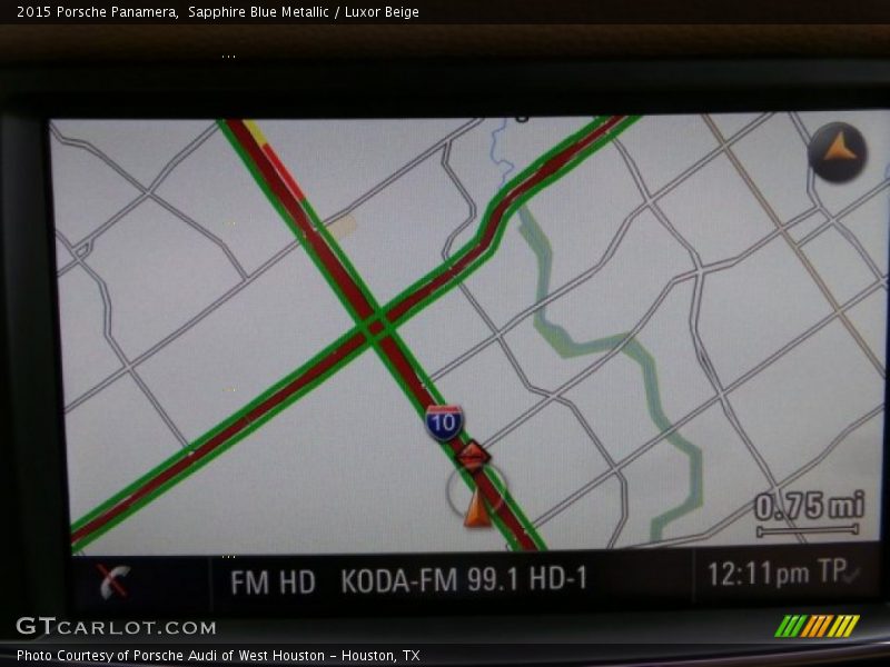 Navigation of 2015 Panamera 