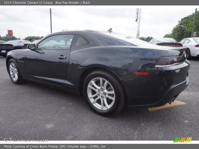Blue Ray Metallic / Black 2014 Chevrolet Camaro LS Coupe