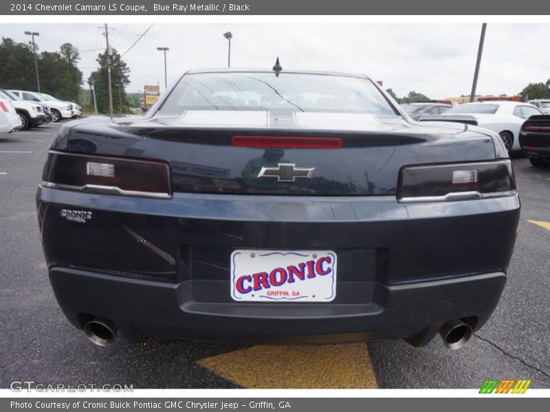 Blue Ray Metallic / Black 2014 Chevrolet Camaro LS Coupe