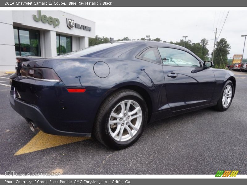 Blue Ray Metallic / Black 2014 Chevrolet Camaro LS Coupe