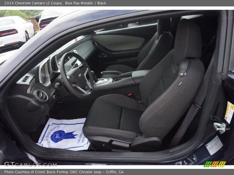 Blue Ray Metallic / Black 2014 Chevrolet Camaro LS Coupe