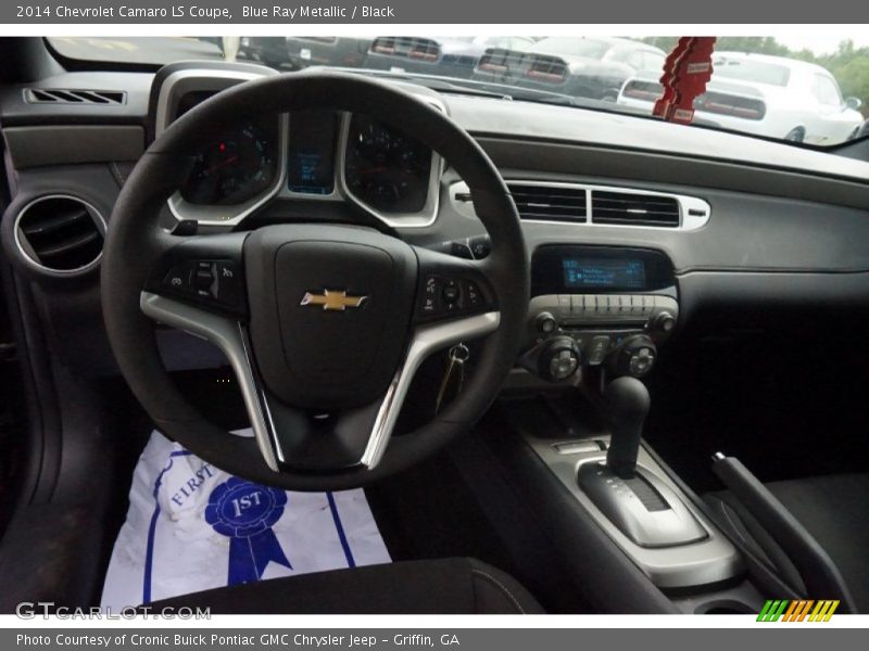 Blue Ray Metallic / Black 2014 Chevrolet Camaro LS Coupe