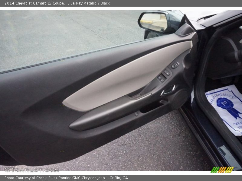 Blue Ray Metallic / Black 2014 Chevrolet Camaro LS Coupe
