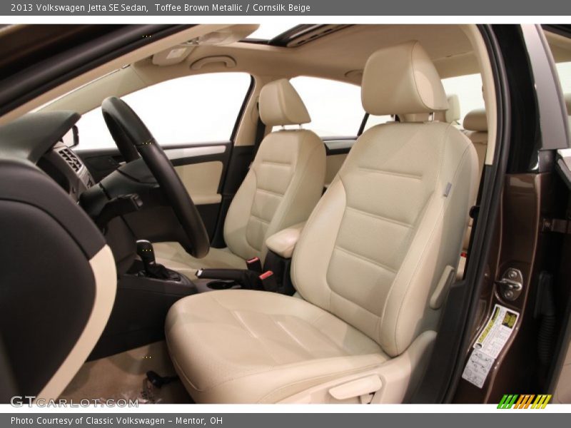 Toffee Brown Metallic / Cornsilk Beige 2013 Volkswagen Jetta SE Sedan