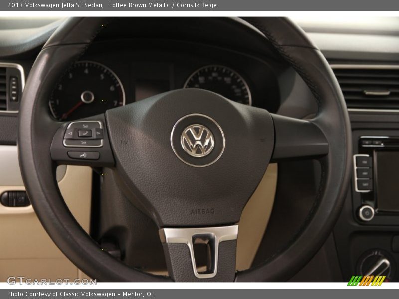 Toffee Brown Metallic / Cornsilk Beige 2013 Volkswagen Jetta SE Sedan