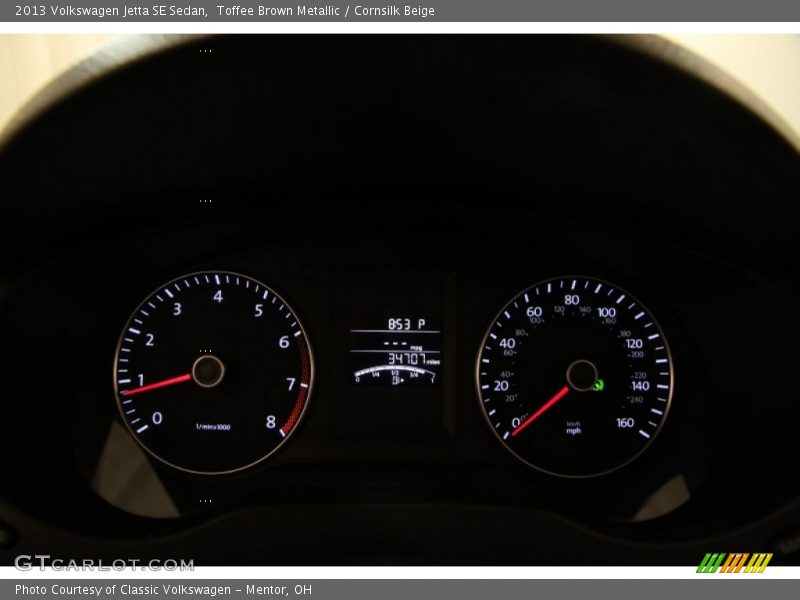 Toffee Brown Metallic / Cornsilk Beige 2013 Volkswagen Jetta SE Sedan