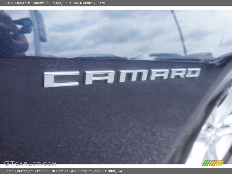 Blue Ray Metallic / Black 2014 Chevrolet Camaro LS Coupe