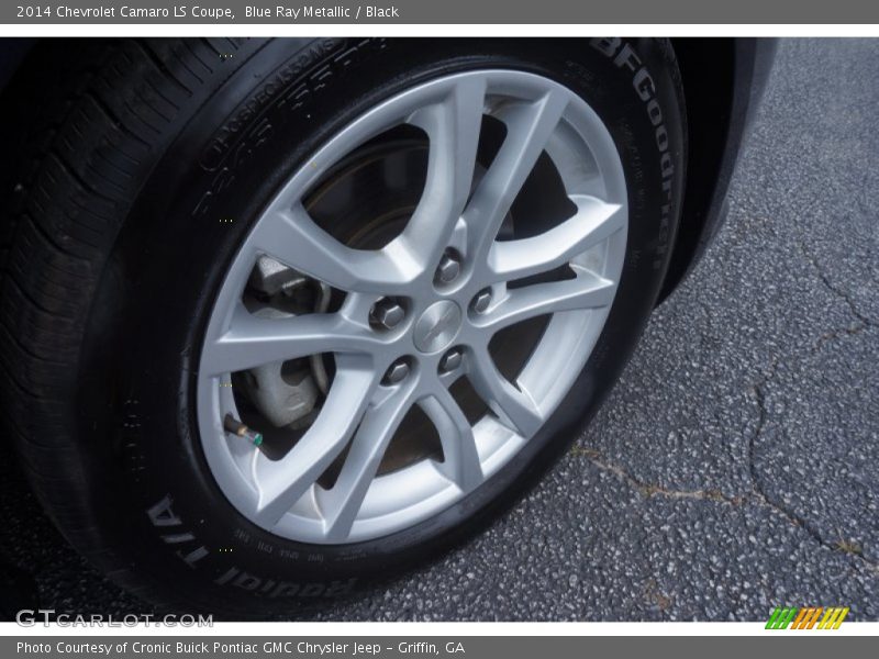 Blue Ray Metallic / Black 2014 Chevrolet Camaro LS Coupe