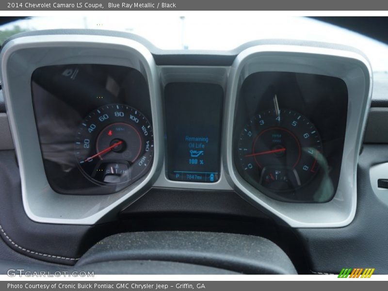 Blue Ray Metallic / Black 2014 Chevrolet Camaro LS Coupe