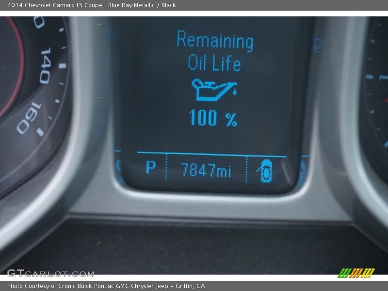 Blue Ray Metallic / Black 2014 Chevrolet Camaro LS Coupe