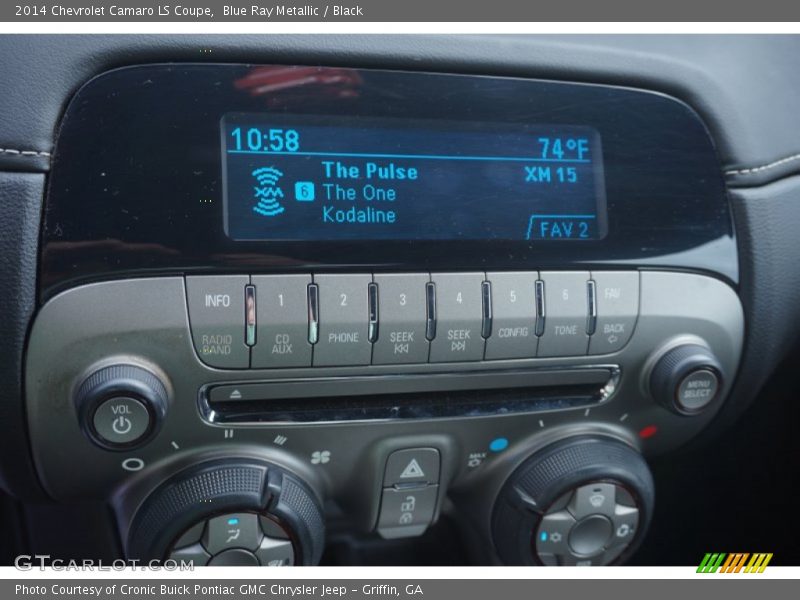 Blue Ray Metallic / Black 2014 Chevrolet Camaro LS Coupe