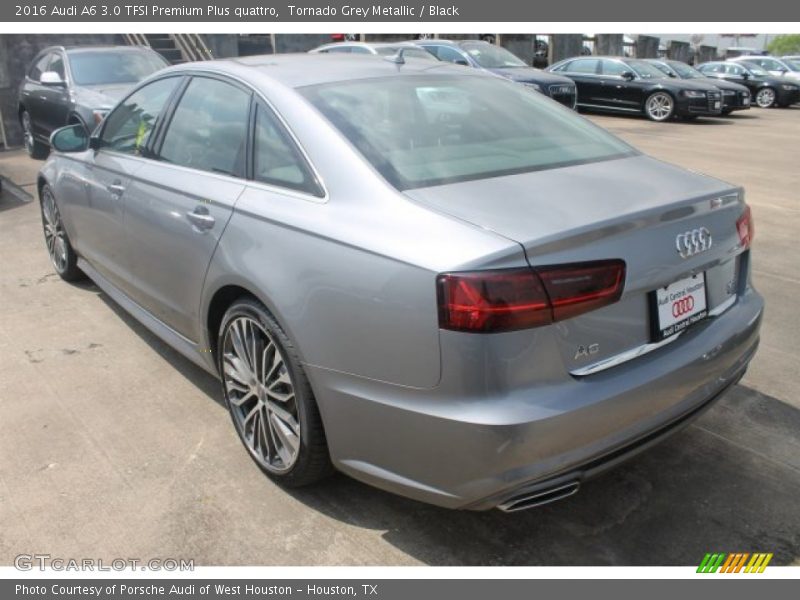 Tornado Grey Metallic / Black 2016 Audi A6 3.0 TFSI Premium Plus quattro