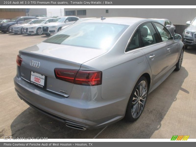 Tornado Grey Metallic / Black 2016 Audi A6 3.0 TFSI Premium Plus quattro
