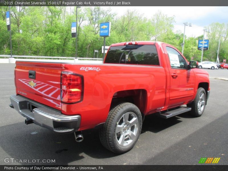 Victory Red / Jet Black 2015 Chevrolet Silverado 1500 LT Regular Cab 4x4