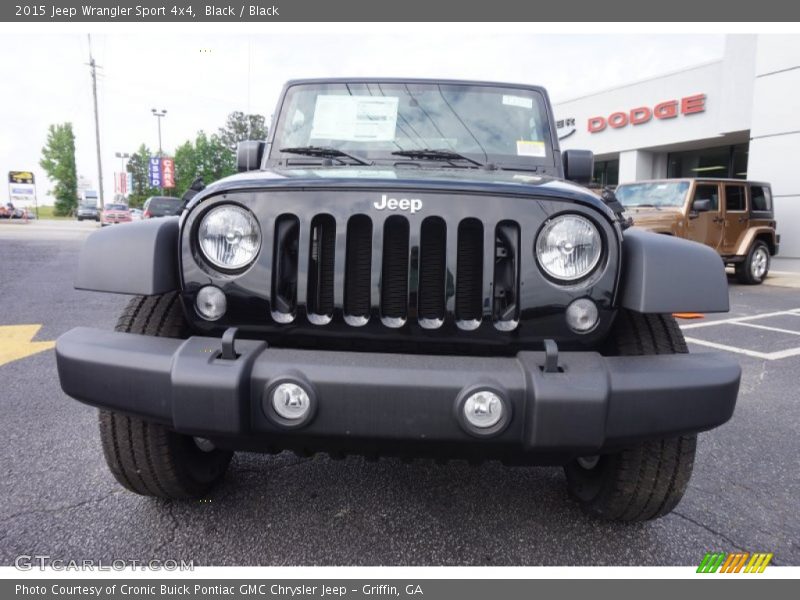 Black / Black 2015 Jeep Wrangler Sport 4x4