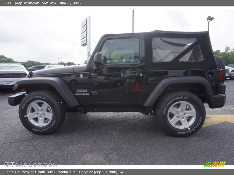 Black / Black 2015 Jeep Wrangler Sport 4x4