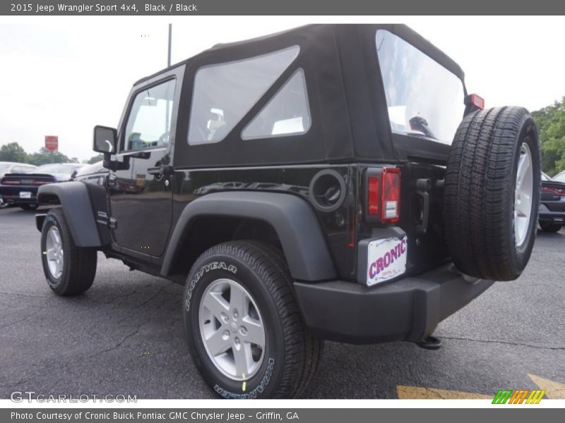 Black / Black 2015 Jeep Wrangler Sport 4x4