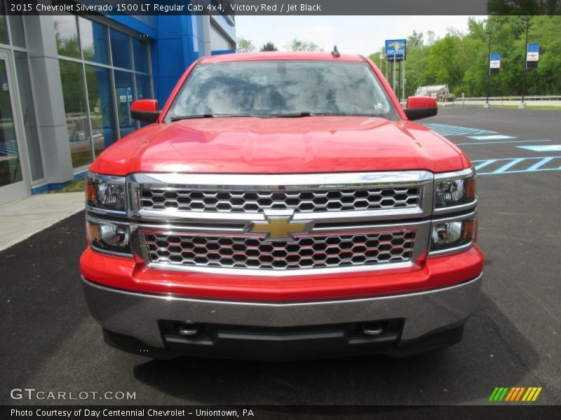 Victory Red / Jet Black 2015 Chevrolet Silverado 1500 LT Regular Cab 4x4