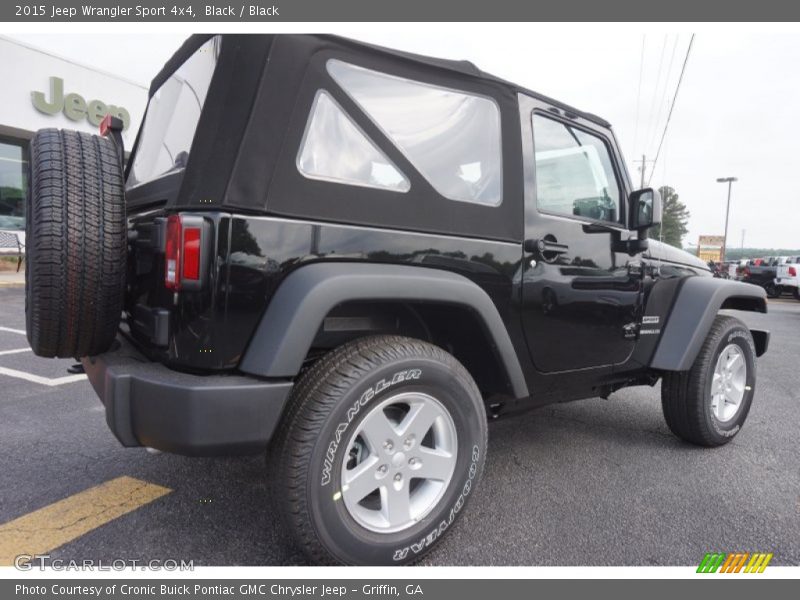 Black / Black 2015 Jeep Wrangler Sport 4x4