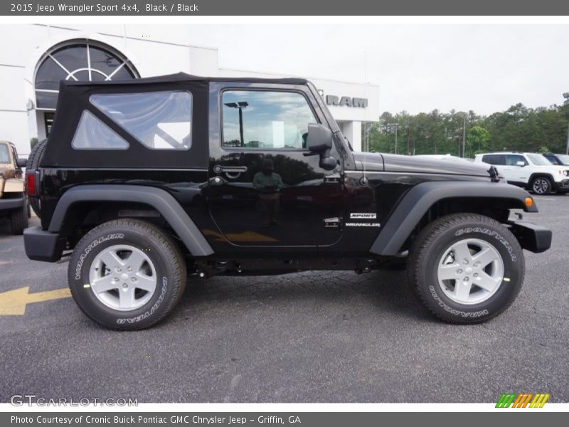 Black / Black 2015 Jeep Wrangler Sport 4x4