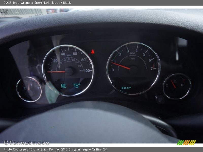 Black / Black 2015 Jeep Wrangler Sport 4x4