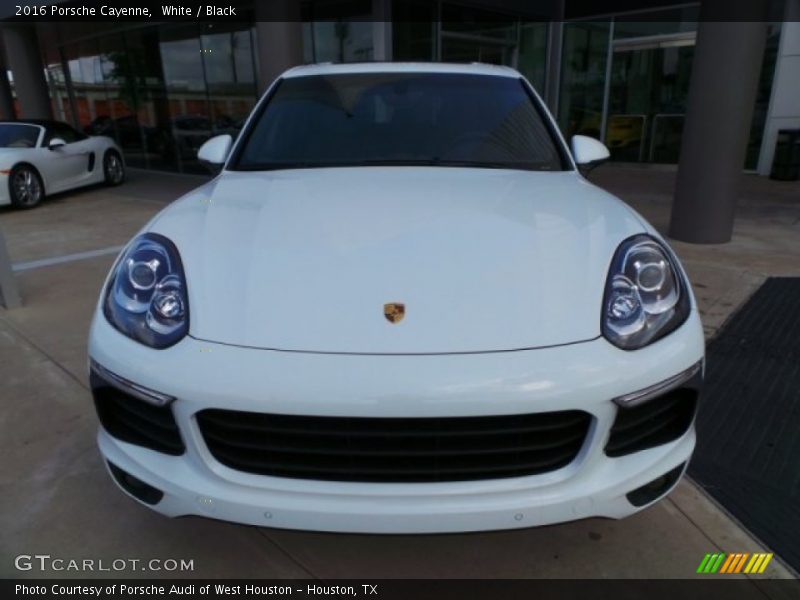 White / Black 2016 Porsche Cayenne