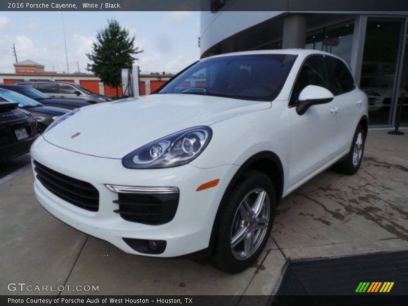 White / Black 2016 Porsche Cayenne