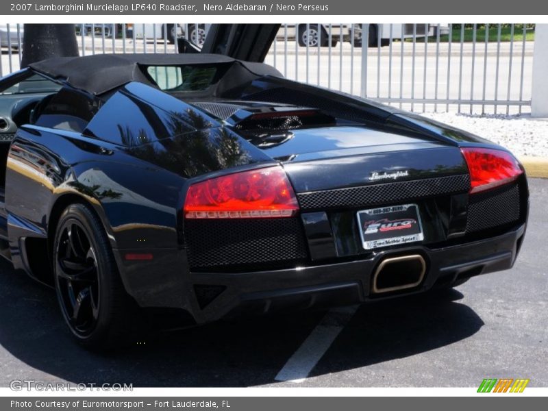 Nero Aldebaran / Nero Perseus 2007 Lamborghini Murcielago LP640 Roadster