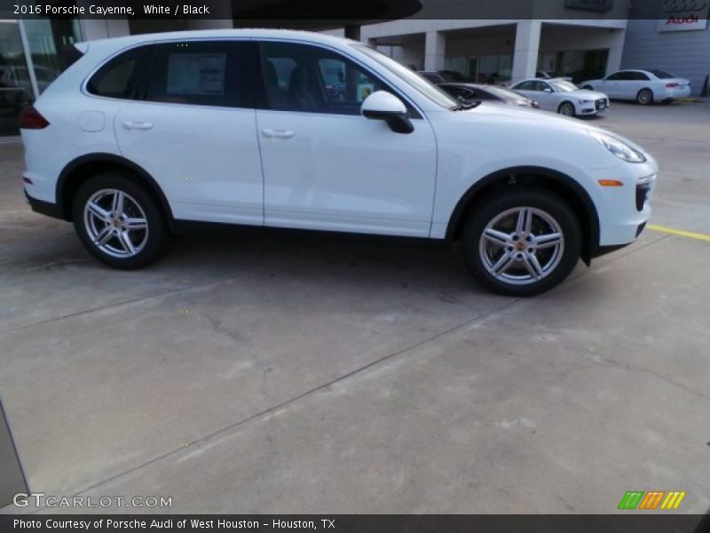 White / Black 2016 Porsche Cayenne