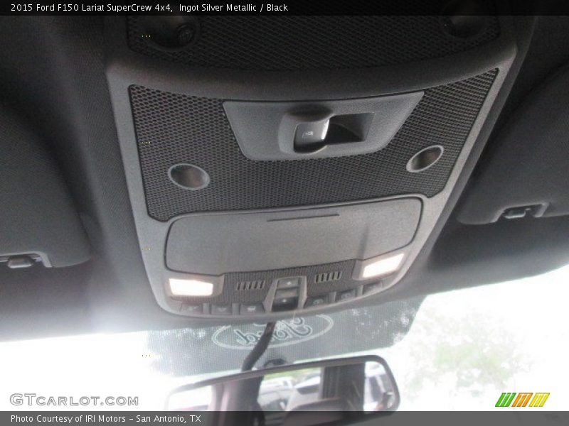 Ingot Silver Metallic / Black 2015 Ford F150 Lariat SuperCrew 4x4