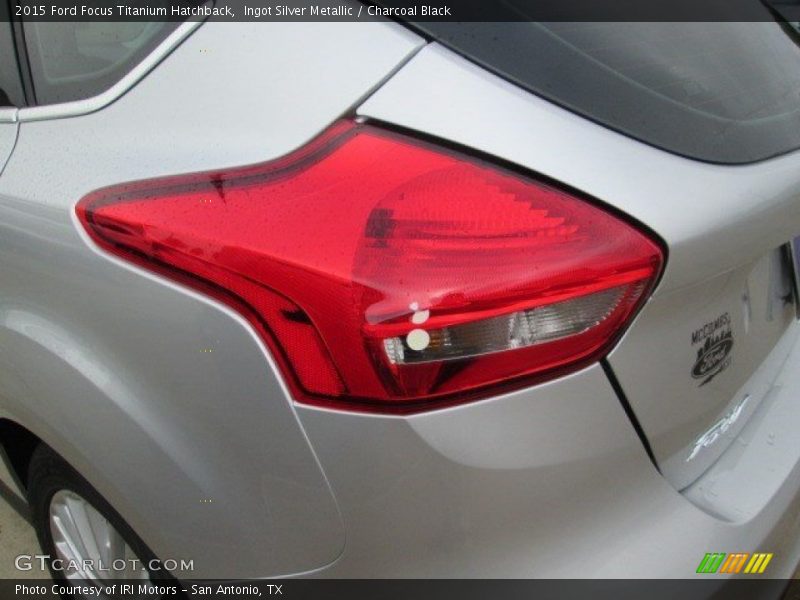 Ingot Silver Metallic / Charcoal Black 2015 Ford Focus Titanium Hatchback