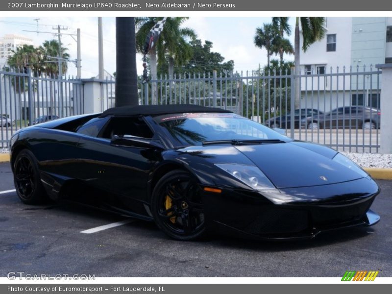 Nero Aldebaran / Nero Perseus 2007 Lamborghini Murcielago LP640 Roadster