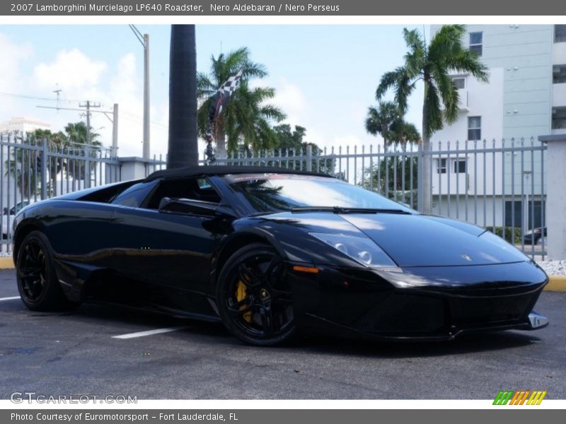 Nero Aldebaran / Nero Perseus 2007 Lamborghini Murcielago LP640 Roadster