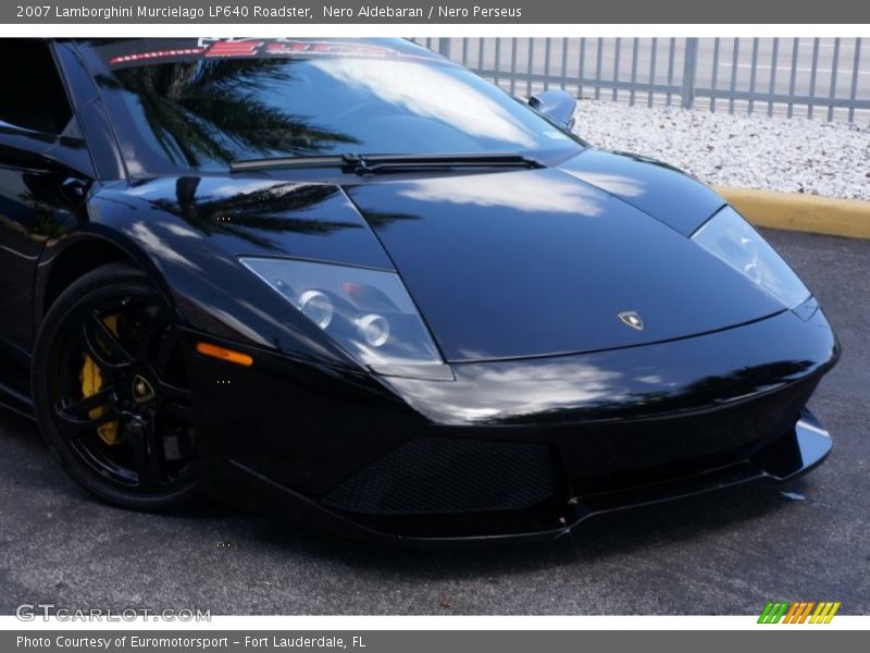 Nero Aldebaran / Nero Perseus 2007 Lamborghini Murcielago LP640 Roadster