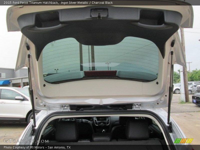 Ingot Silver Metallic / Charcoal Black 2015 Ford Focus Titanium Hatchback