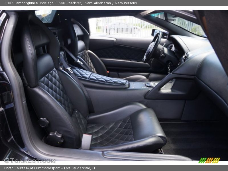 Front Seat of 2007 Murcielago LP640 Roadster