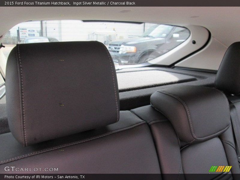 Ingot Silver Metallic / Charcoal Black 2015 Ford Focus Titanium Hatchback