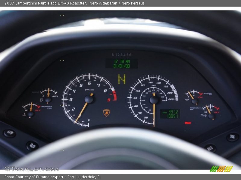  2007 Murcielago LP640 Roadster LP640 Roadster Gauges