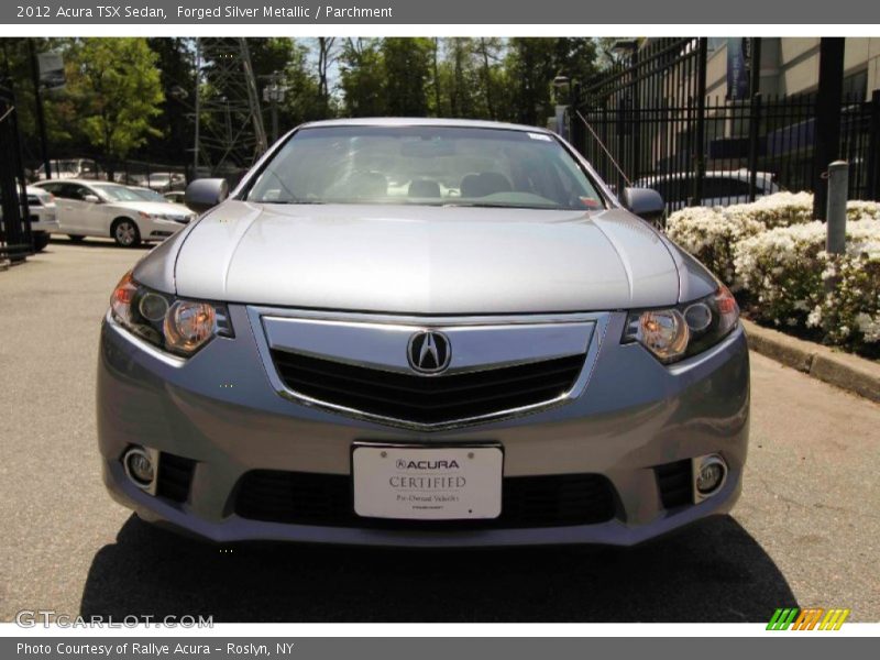 Forged Silver Metallic / Parchment 2012 Acura TSX Sedan