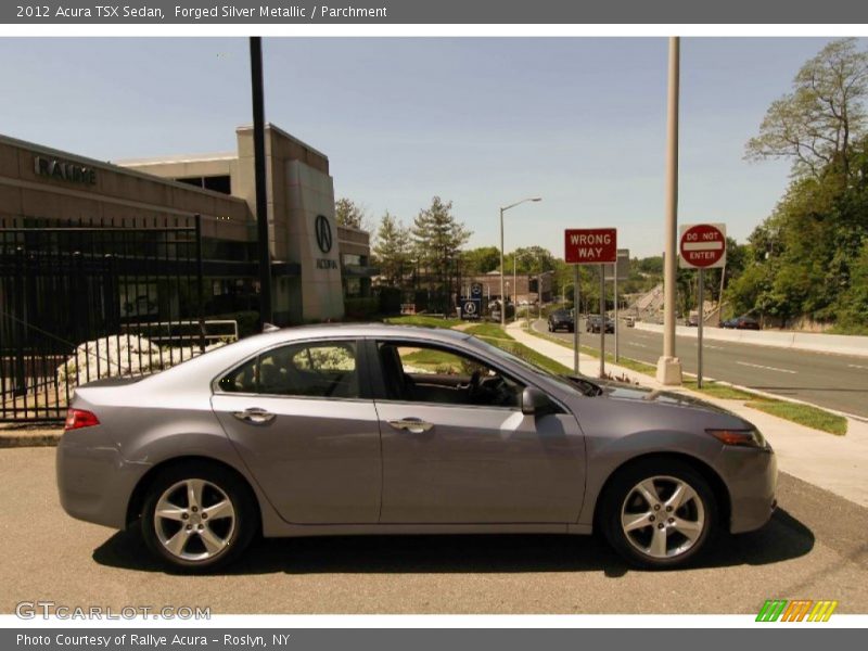 Forged Silver Metallic / Parchment 2012 Acura TSX Sedan
