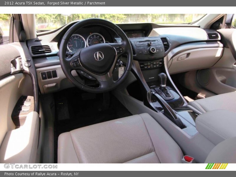 Forged Silver Metallic / Parchment 2012 Acura TSX Sedan